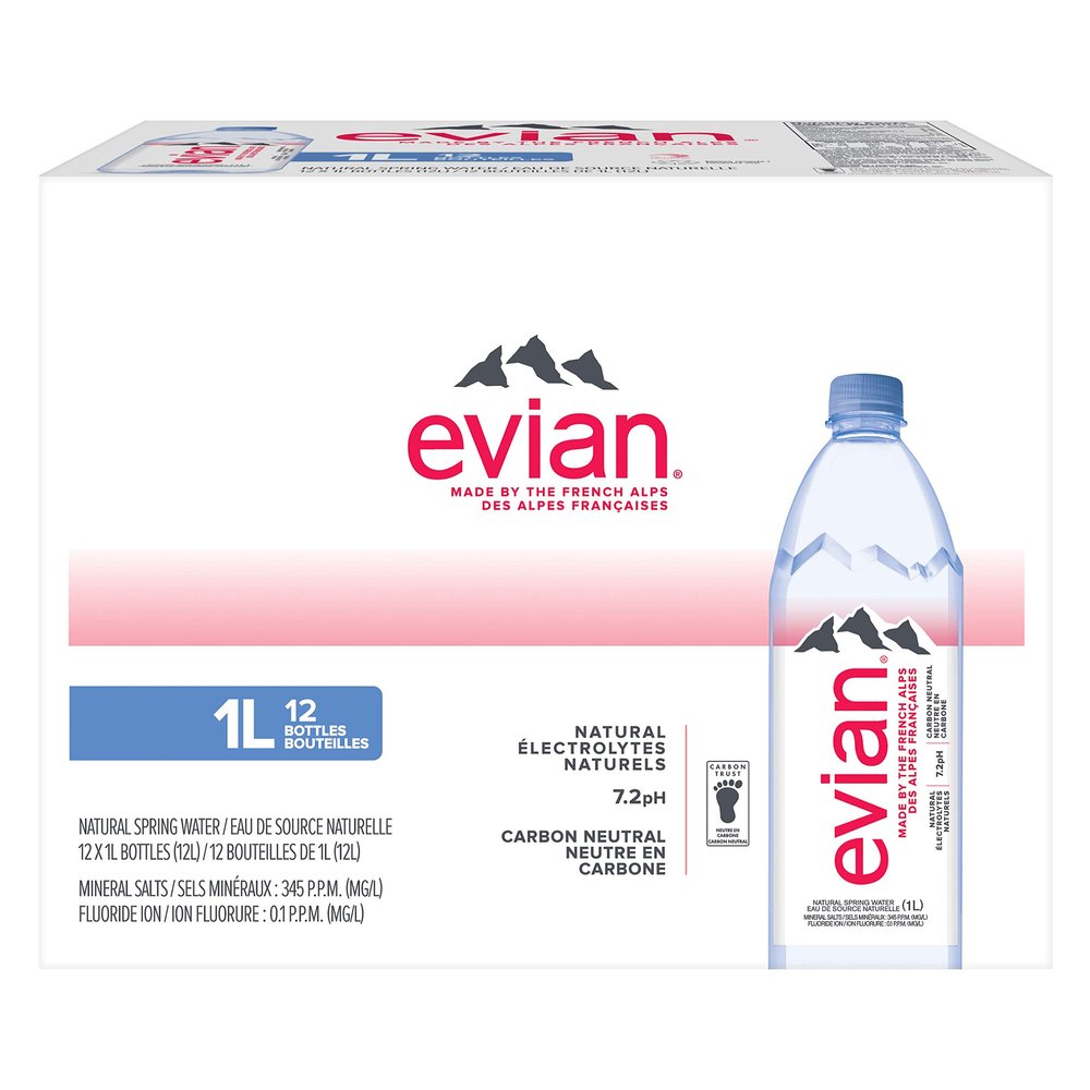 Evian Water 12x1L