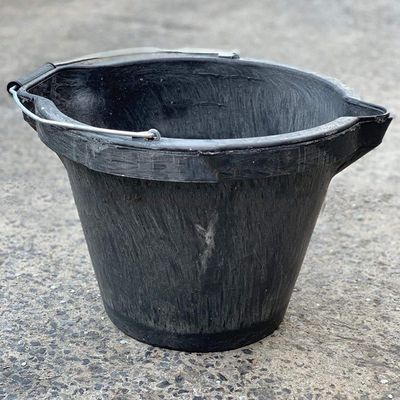 2 x Street Solutions UK | Super Heavy Duty 3 Gallon Plastic Builders Buckets | 15 Litre Mixing Site Buckets