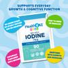 Health4All Kids Sea Kelp Iodine 75mcg 90 Chewable Tablets 3 Months Supply, Natural Vegan Iodine Supplement for Children 3+, Supports Learning & Growth, Sugar-Free Orange Flavour | Made in UK view 4