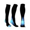 Endurance Compression Socks for Running and Hiking for Men & Women (20-30 mmHg) with Graduated Athletic Fit - Blue - L/XL view 1