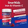 Bioglan SmartKids Iron | Vitamin C | Energy Support | 30 GummiesBioglan SmartKids Vitamin D Gummies for Children (Age 4+), Vitamin D3, Immune & Bone Support, Citrus Flavour Chewable Gummies, 30 Count view 2