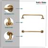 KOTARBAU 05907465901277 Bath Handle, Gold, 400 mm view 3