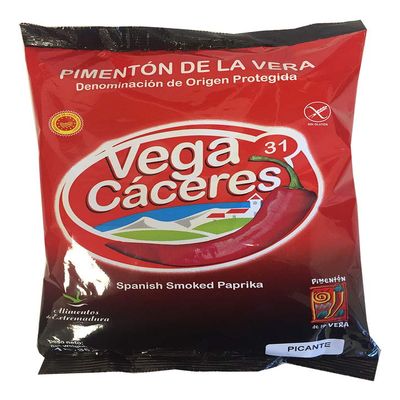 1 kg of Spicy Smoked Paprika from Vera, with Protected Designation of Origin in Saco