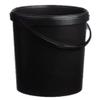 10 X 20 Litre Black Plastic Buckets with LIDS and Plastic Handle, Hard Wearing Bucket view 1