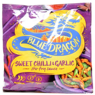 Blue Dragon Stir Fry Sauces (Sweet Chilli and Garlic Sauce 3 x 120g)