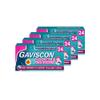 Gaviscon Double Action chewable tablets, Mixed Berries, 4-Pack - Fast Heartburn & Indigestion Relief, Convenient Sachets, Antacids for Effective Digestion, Acid Reflux Relief, Pregnancy Safe view 1