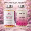 Vitamin B Complex High Strength - Includes Essential Multi B-Vitamins B12, Vitamin B6, Vitamin B1, Vitamin B5 Pantothenic Acid, Niacin, Biotin, Folate, Riboflavin, Inositol - (180 Capsule Supply) view 2