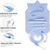 TopQuaFocus 2L Enema Kit, Reusable Coffee Enema Bag for Colon Cleaning - 6.5ft Silicone Hose, Clear Colon Cleanse Enemas for Women 4 Reusable Tips view 4