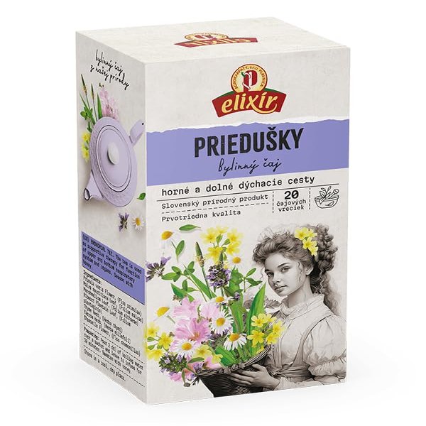 Agrokarpaty Bronchial Herbal Tea | Upper and Lower Respiratory System | Lungs | Pure Natural Herbal Tea Grown in Europe (20 Tea Bags 40g)