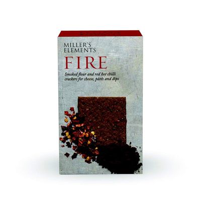 Artisan Biscuits Miller's Elements Fire Crackers, 100 g