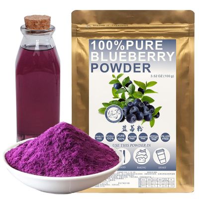 Plant Gift Blueberry Powder , 100% Frozen Blueberries Powder, Blue Berries Extract, Blueberry Pancake Mix Material, Meal Replacement Powder 100g/3.52oz