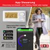 ELEKTROBOCK PT32 WiFi - Digital Room Thermostat with Geolocation - Intelligent Programmable Wall Thermostat with App or Manual - 9 Weekly Programmes view 2