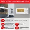 ELEKTROBOCK PT32 WiFi - Digital Room Thermostat with Geolocation - Intelligent Programmable Wall Thermostat with App or Manual - 9 Weekly Programmes view 3