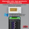 ELEKTROBOCK PT32 WiFi - Digital Room Thermostat with Geolocation - Intelligent Programmable Wall Thermostat with App or Manual - 9 Weekly Programmes view 4