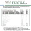 500Cosmetics Fertile - Natural Complement to Increase Fertility, Quality and Volume of Sperm - Made in The EU - 30 Tablets. (5) view 3