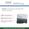 500Cosmetics Fertile - Natural Complement to Increase Fertility, Quality and Volume of Sperm - Made in The EU - 30 Tablets. (3) view 4