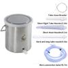 TopQuaFocus Enemas Kit for Colon Cleaning, Stainless Steel Enema Bucket Reusable Colon Cleansing 2Quart Capacity, BPA & Phthalates Free view 3