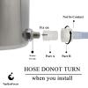 TopQuaFocus Enemas Kit for Colon Cleaning, Stainless Steel Enema Bucket Reusable Colon Cleansing 2Quart Capacity, BPA & Phthalates Free view 4