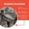 German Diabas Sauna Stones 10 kg 5-8 cm or 8-12 cm High-Quality Infusion Stones for The Sauna Oven Pre-Washed view 2