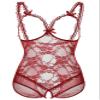 Plus Size Lingerie for Women Sexy Lingerie Bodysuit One-Piece Teddy Black, Wine Red, XXXXL view 1