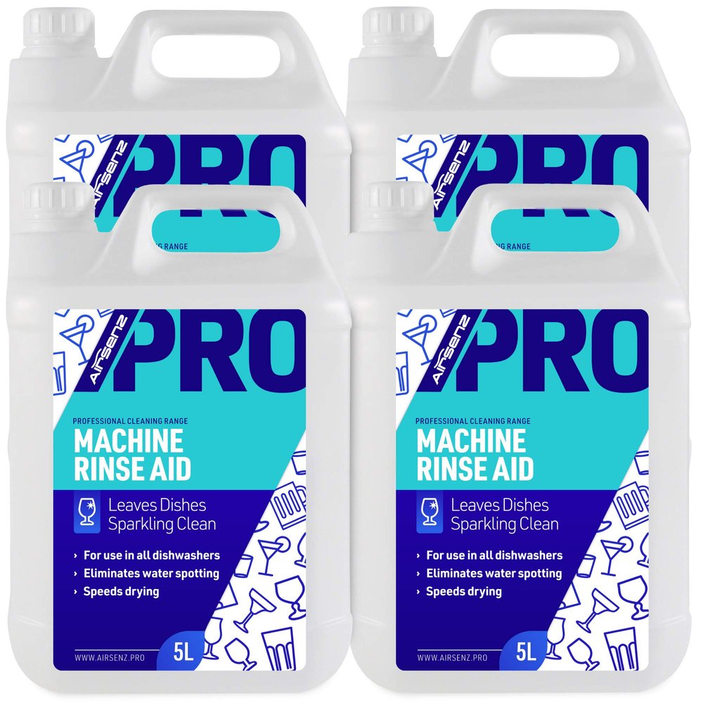 AIRSENZ Professional Dishwasher Machine Rinse Aid | Leaves Dishes Sparkling Clean (20L)