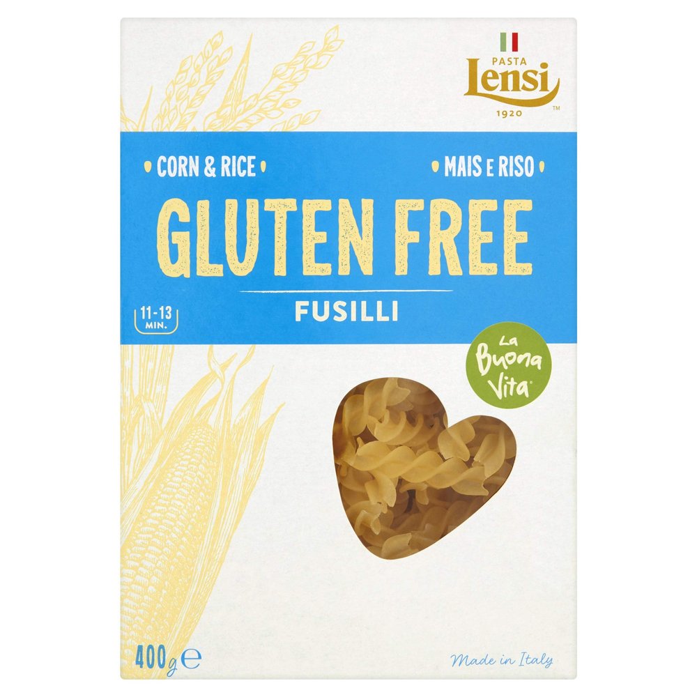 Lensi's La Buona Vita Gluten Free Fusilli, 0.4 kg