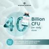 Probiotics and Prebiotics Supplement 40 Billion CFU. 6 Probiotic Strains, 60 Vegan Chlorophyll Capsules. N2 Natural Nutrition view 3