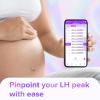 Premom Semi-Quantitative Ovulation Test Strips, Ovulation Predictor Kit with Smart Digital Ovulation Reader APP, Numerical Ovulation Tests, 20 LH Tests view 2