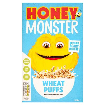 Honey Monster Wheat Puff 520g