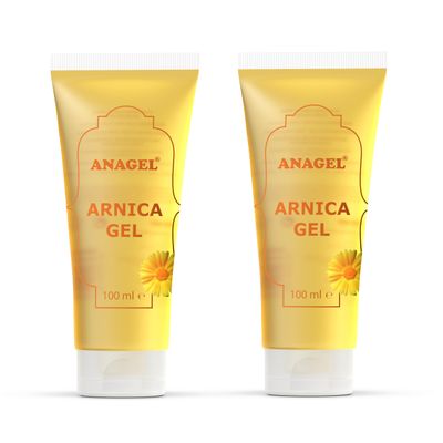 ANAGEL Arnica Gel Soothing & Revitalising Skin Gel with Lavender Non-Sticky, Easily Absorbed Formula for Everyday Use (100ml x 2)