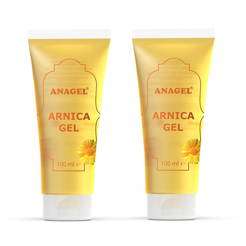 ANAGEL Arnica Gel  Soothing & Revitalising Skin Gel with Lavender  Non-Sticky, Easily Absorbed Formula for Everyday Use (100ml x 2)