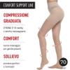 BeOnTop Women's Graduated Compression Tights 70 Denier Graduated Compression Stockings for Women 17-18 mmHg, Elastic Stockings with Graduated Compression Comfort Support, Women's Tights by Gambetti view 2