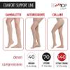 BeOnTop Women's Graduated Compression Tights 70 Denier Graduated Compression Stockings for Women 17-18 mmHg, Elastic Stockings with Graduated Compression Comfort Support, Women's Tights by Gambetti view 3