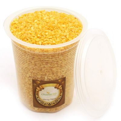 Ghasitaram Gifts Mother's Day Gifts - Salted Yellow Moong Dal 400 GMS