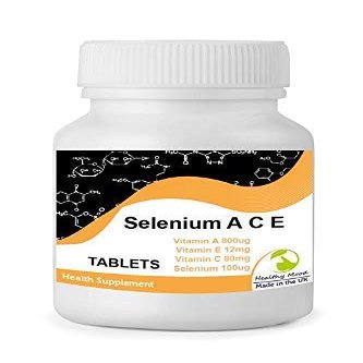 Selenium A C E Vitamin A Vitamin E Vitamin C x120 Tablets Pills UK Nutrition Health Supplements Vitamins