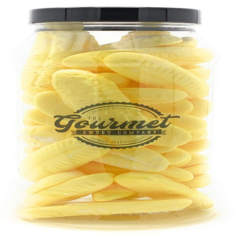 Bumper Bananas Retro Sweet Shop Jar by The Gourmet Sweet Company