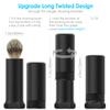 Enerfort Anplus Shaving Brush Travel Case, Shave Brush Holder Stand with Adjustable Height Compatible Most of Shaving Brushes (Brush not Included), Black view 2