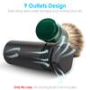 Enerfort Anplus Shaving Brush Travel Case, Shave Brush Holder Stand with Adjustable Height Compatible Most of Shaving Brushes (Brush not Included), Black view 3