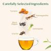 VAHDAM, Turmeric Ashwagandha Herbal Tea Loose Leaf 100g (50+ Cups) Caffeine Free | With Black Pepper, Lemongrass & Licorice | Whole Loose Leaf Tea | Vacuum Sealed Pack view 3