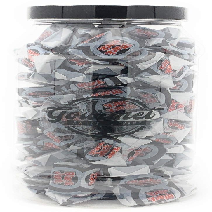 Black Jack Chews Retro Sweet Shop Jar by The Gourmet Sweet Company