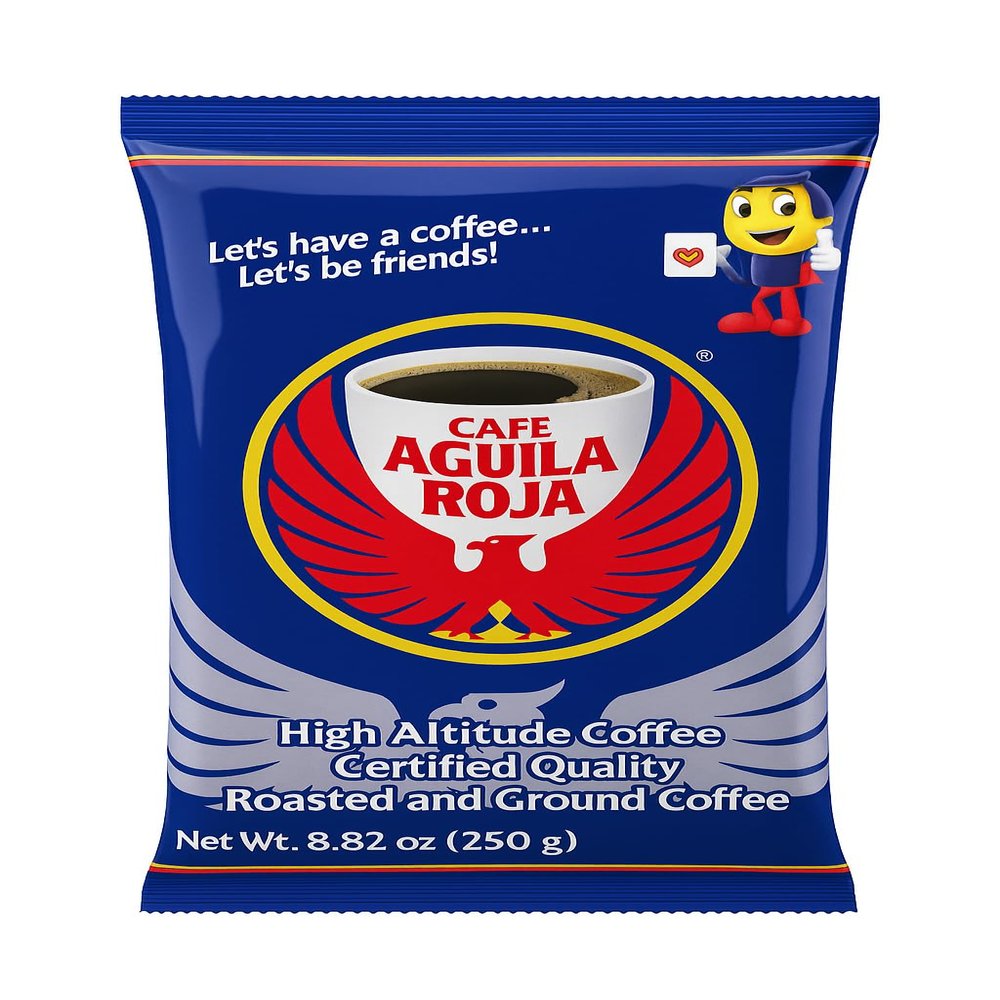 Caf guila Roja - Ground Colombian Coffee - 250g