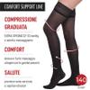 BEONTOP by Gambetti 140 Denier Graduated Compression 22-23 mmHg Comfort Support Line, Black, S view 2