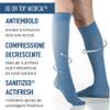 BEONTOP by Gambetti Medical Compression Knee Pad 19 mmHg Unisex - Medical Line, White, XXL view 2