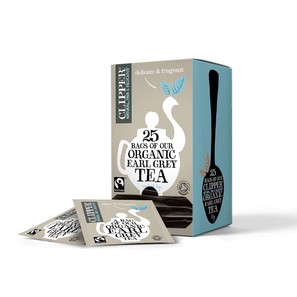 150 x Clipper-Earl Grey {Individually Wrapped} Tea Bags {6 x 25} UK Business Supplies Multi Pack Offer
