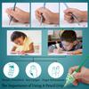 DMFLY Pencil Grip, Pencil Grips for Kids Handwriting, Children Pen Writing Aid Set for Preschoolers, Hollow Ventilation Design, 3 Pack view 2