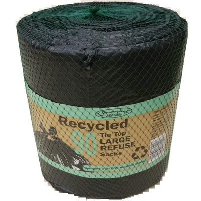 3 x Recycled tie top Large Refuse Sacks