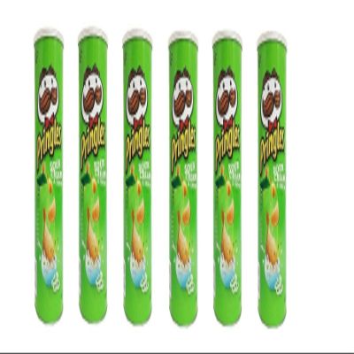 6X Pringles Sour Cream & Onion Patatine Sour Cream & Onion 160g Potato Chips