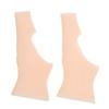 (1Pair) Silicone Gel Thumb Wrist Support Gloves,Helps to Relieve Arthritis, Thumb Injury, Muscle Pain and spasms - Nude view 1
