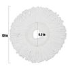 5 Replacement Mop Micro Head Refill for 360 Spin Magic Mop-Microfiber Replacement Mop Head-Round Shape Standard Size view 2