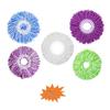 5 Replacement Mop Micro Head Refill for 360 Spin Magic Mop-Microfiber Replacement Mop Head-Round Shape Standard Size view 3